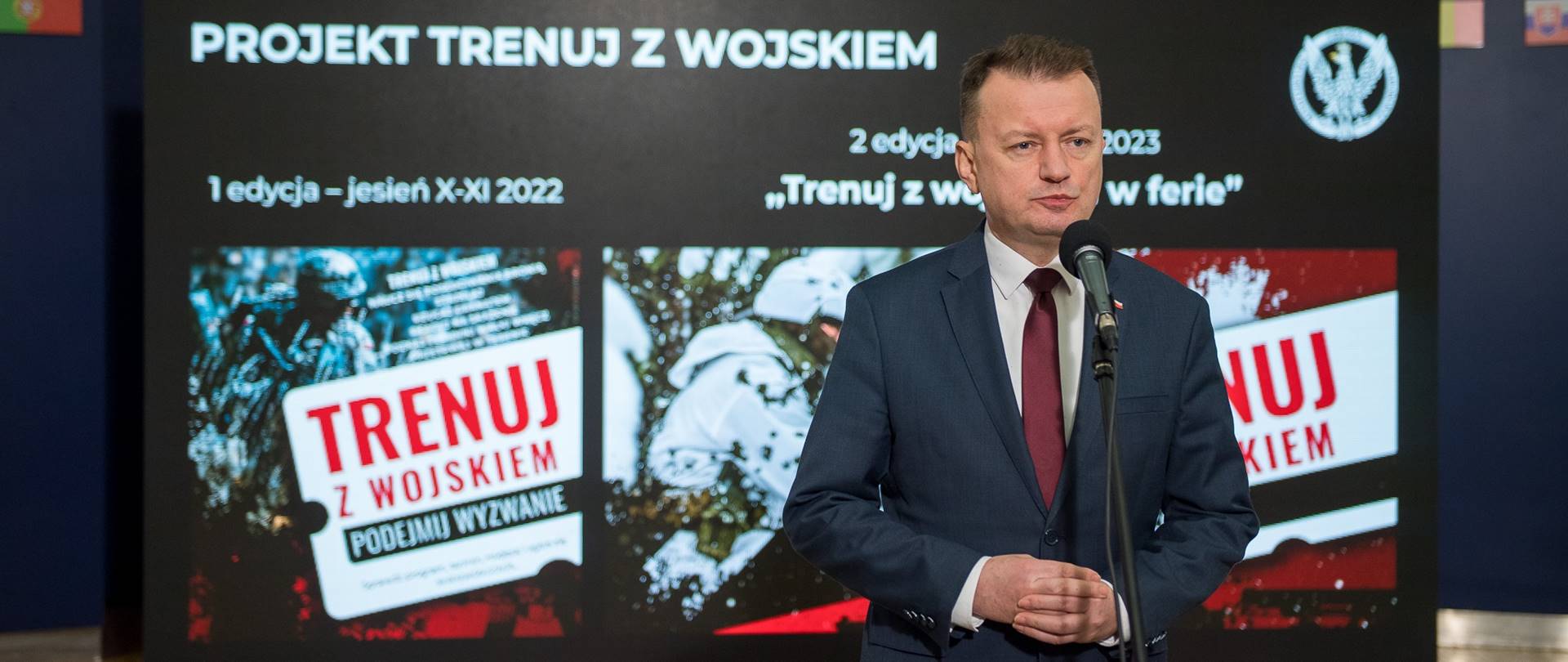 Szef MON Mariusz Błaszczak o programie "Trenuj z wojskiem": Chcemy przeszkolić jak najwięcej osób