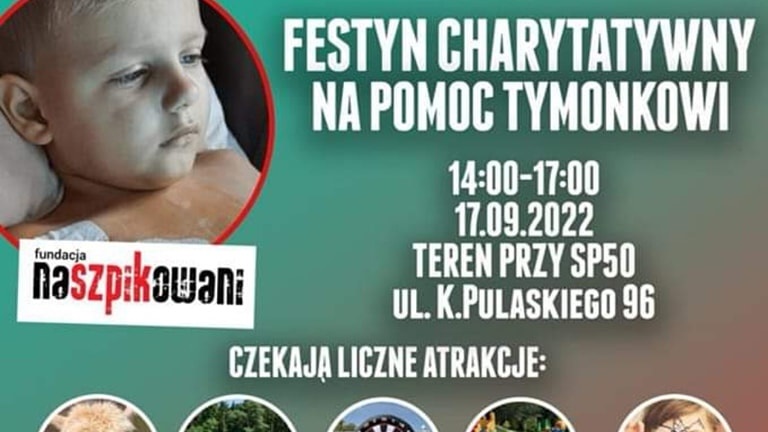 Na pomoc Tymonkowi - festyn charytatywny przed SP 50 w Białymstoku