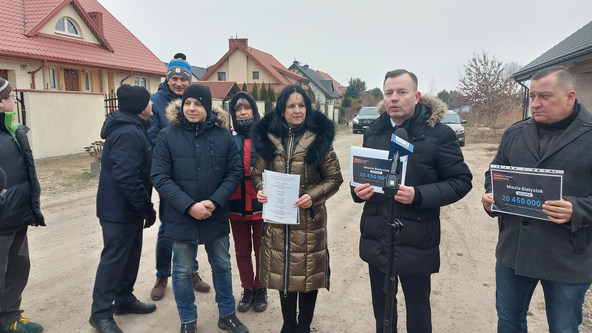 Dzięki pieniądzom z Rządowego Funduszu Rozwoju Dróg będą przebudowane trzy ulice na białostockim osiedlu Zawady