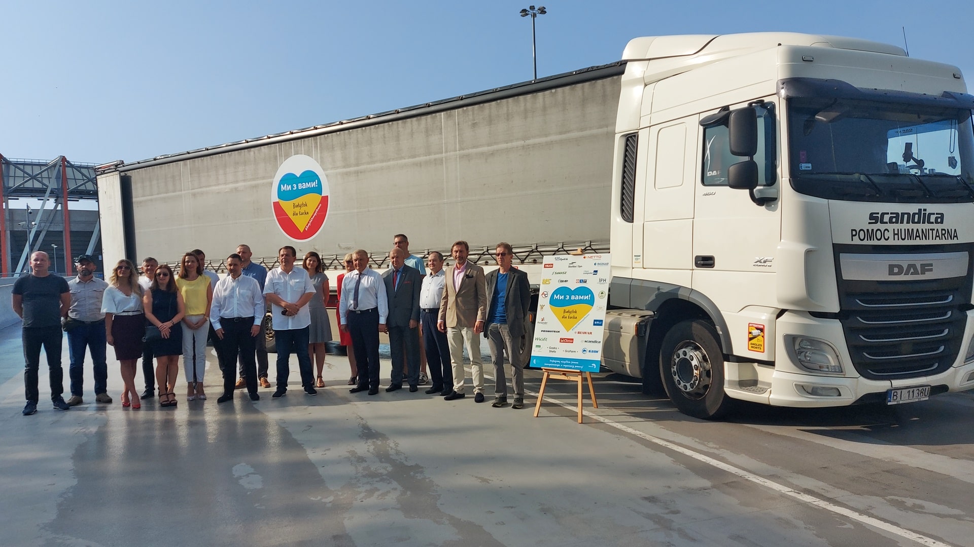 Z Białegostoku wyruszył transport z darami lokalnych przedsiębiorców dla ukraińskiego Łucka