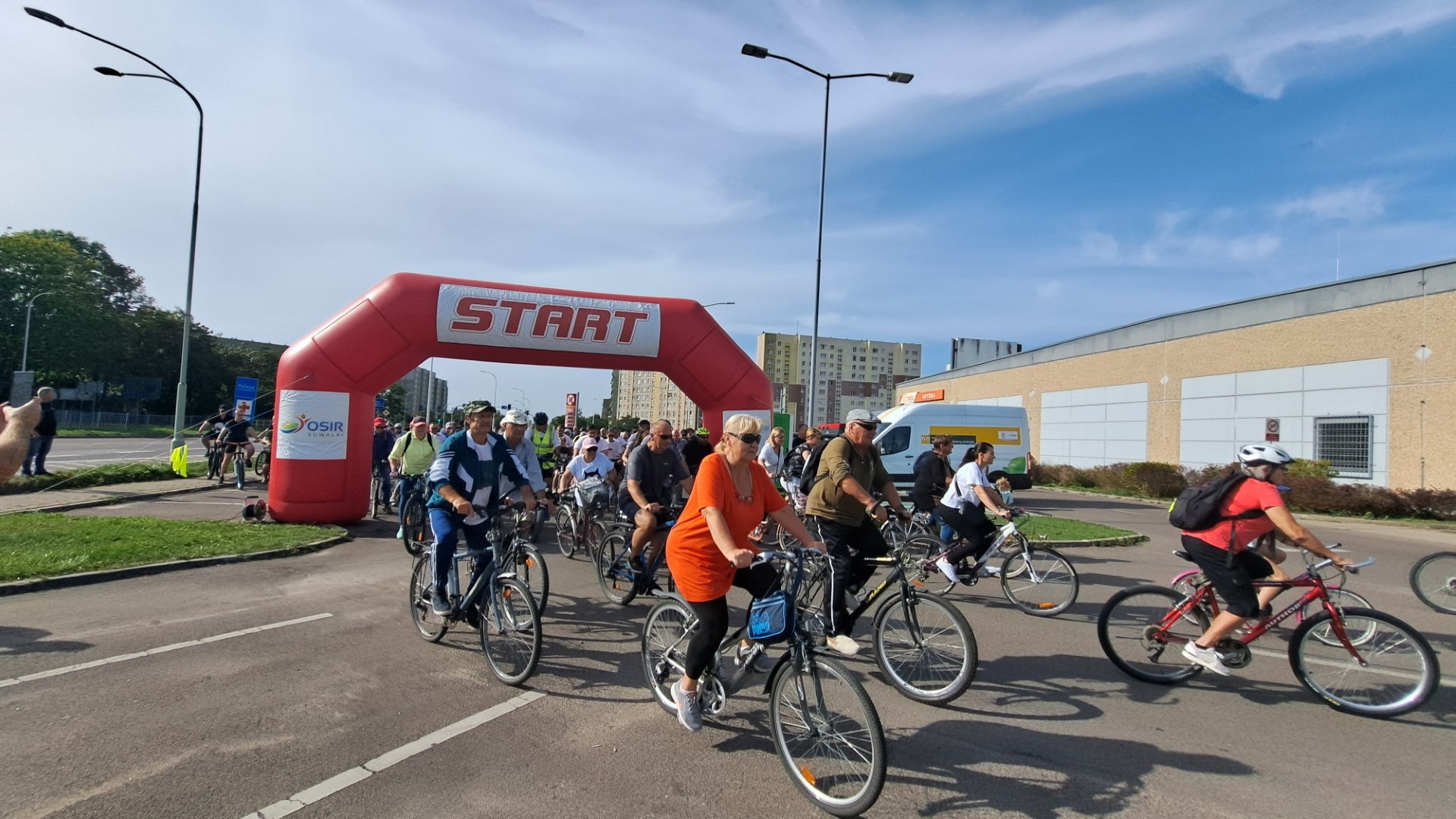 Suwalczanie na rowerach obchodzili Europejski Dzień bez Samochodu