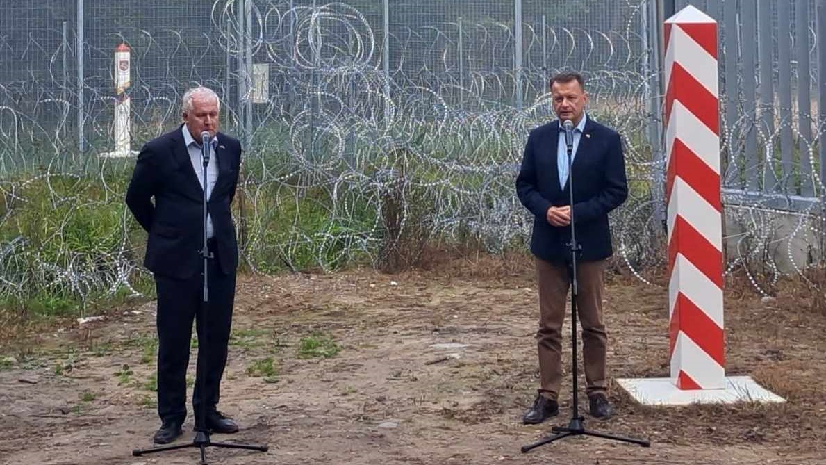 Podlaskie - minister obrony narodowej Mariusz Błaszczak spotkał się ze swoim litewskim odpowiednikiem