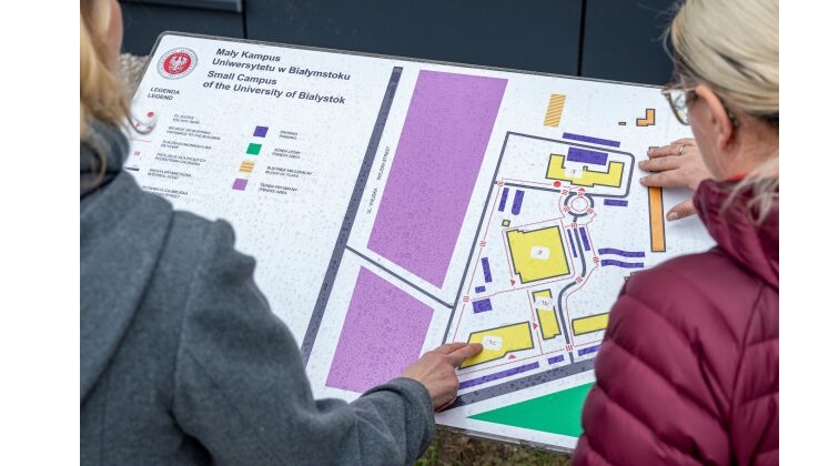 Uniwersytet w Białymstoku na mapach tyflograficznych