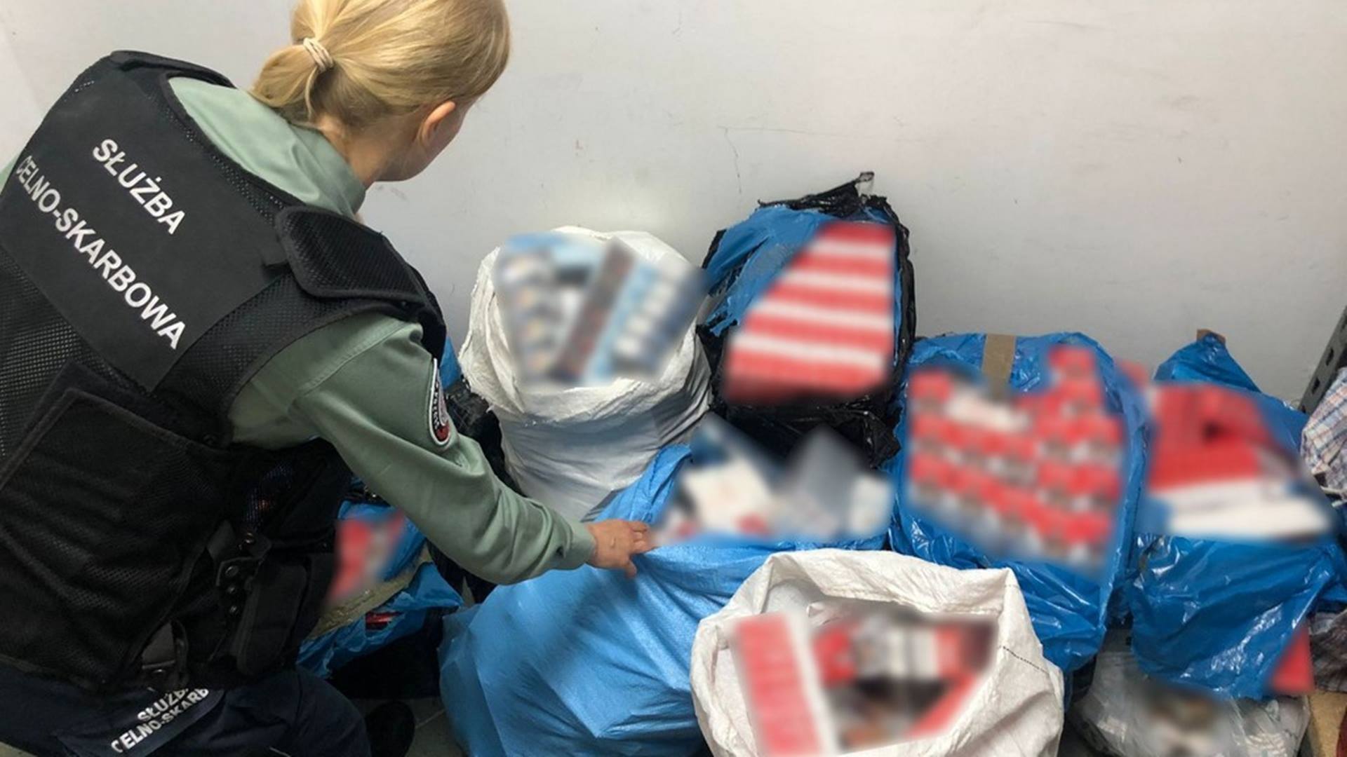 Nietypową kontrabandę przechwycili funkcjonariusze białostockiej KAS - papierosów pilnowały w oborze krowy