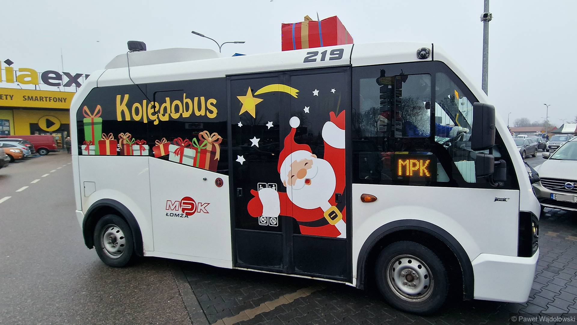 Po łomżyńskich ulicach jeździ kolędobus