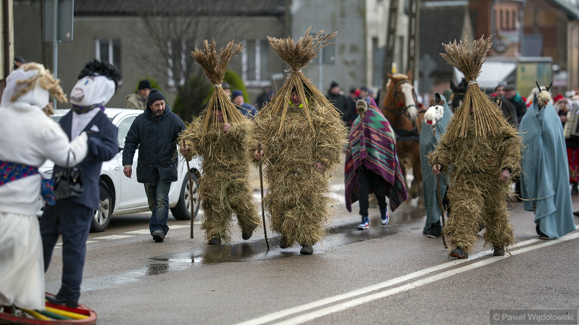 Mieszkańcy Radziłowa pożegnali karnawał - zorganizowali tradycyjne zapusty [zdjęcia]