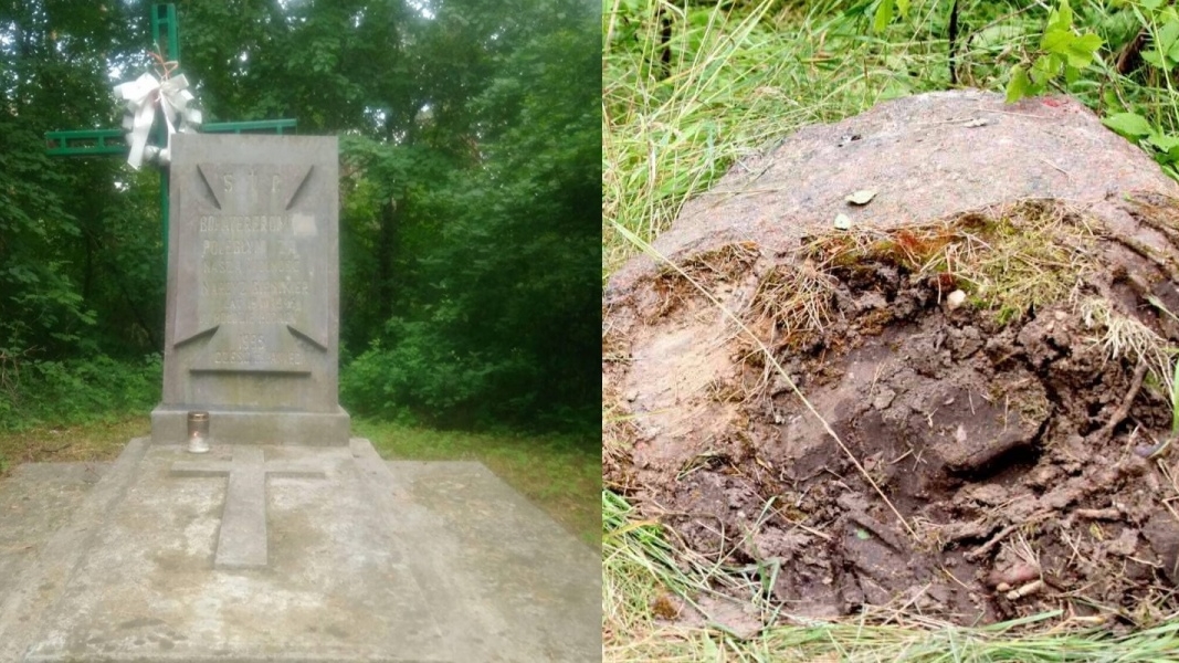 Kolejne groby żołnierzy Armii Krajowej na Białorusi zostały zniszczone