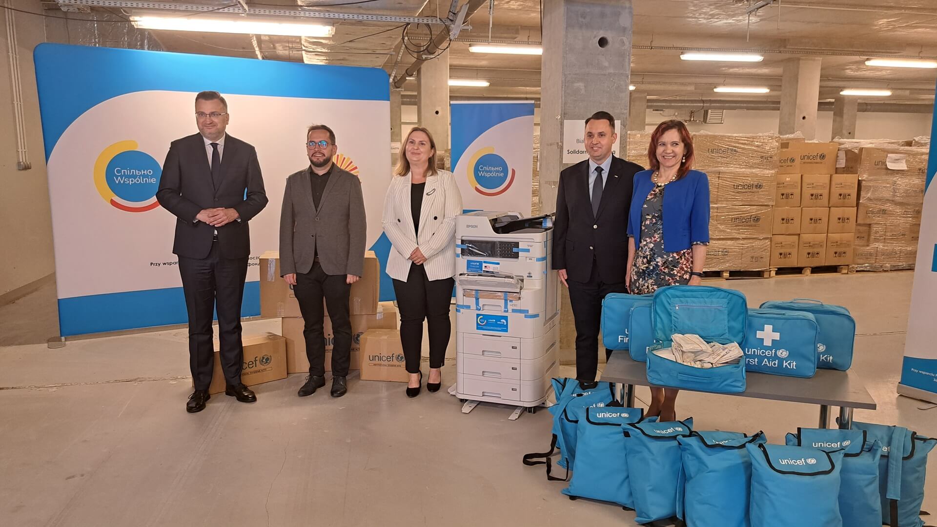 Kolejna pomoc z UNICEF-u trafi do białostockich placówek wspierających uchodźców z Ukrainy