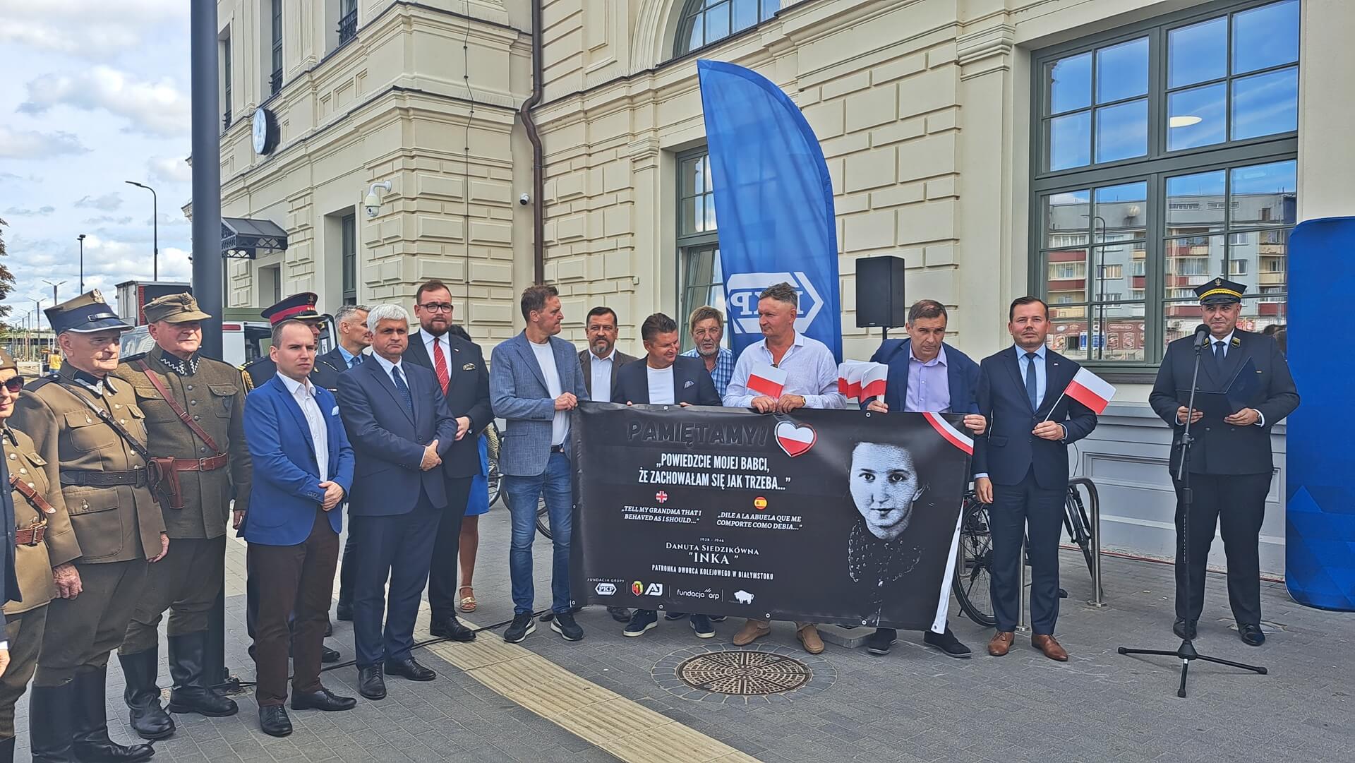 Piłkarze Allstars Jagiellonii Białystok będą promować polskich bohaterów - na początek chcą rozsławić "Inkę"