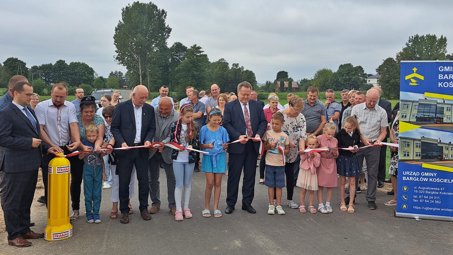 Mieszkańcy wsi Popowo w gminie Bargłów Kościelny mogą już jeździć wyremontowaną drogą