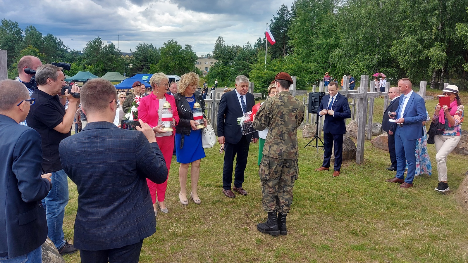 Przy Wzgórzu Krzyży w Gibach uczczono ofiary Obławy Augustowskiej