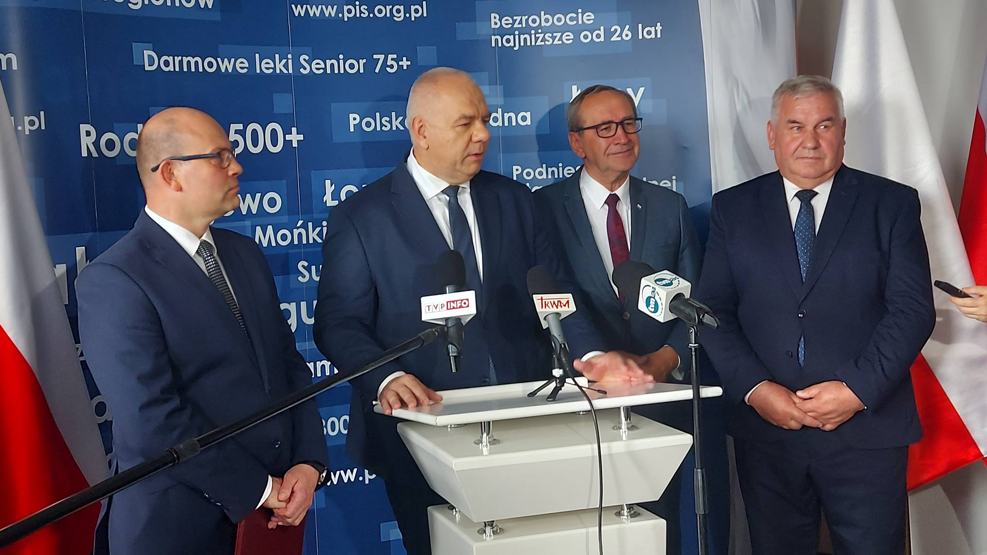 Jacek Sasin w Białymstoku: Zmiany w strukturze PiS mają zbliżyć partię do ludzi