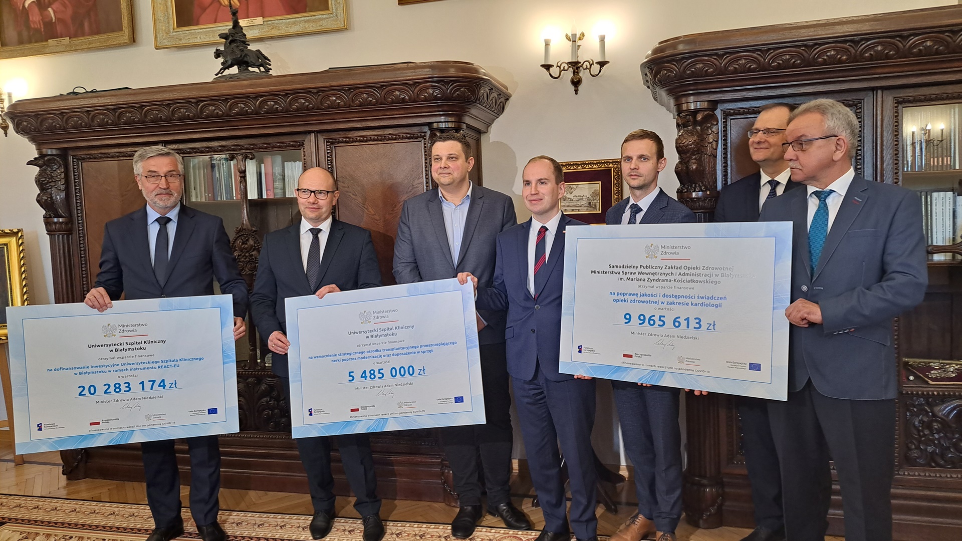 Ponad 35 mln zł dotacji z Unii Europejskiej trafi do dwóch białostockich szpitali