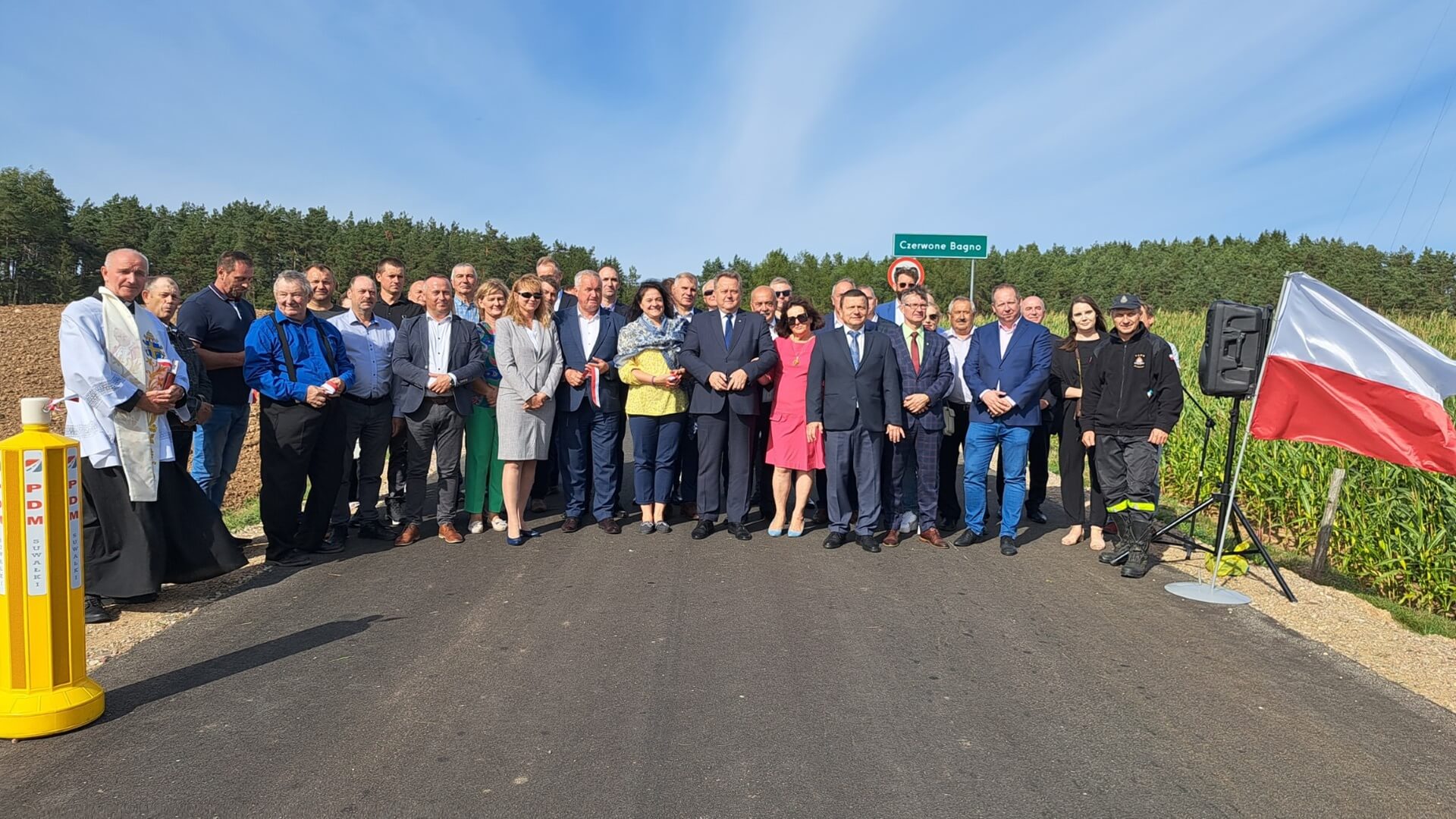Dzięki pieniądzom z Polskiego Ładu gmina Jeleniewo na Suwalszczyźnie ma dwie nowe drogi