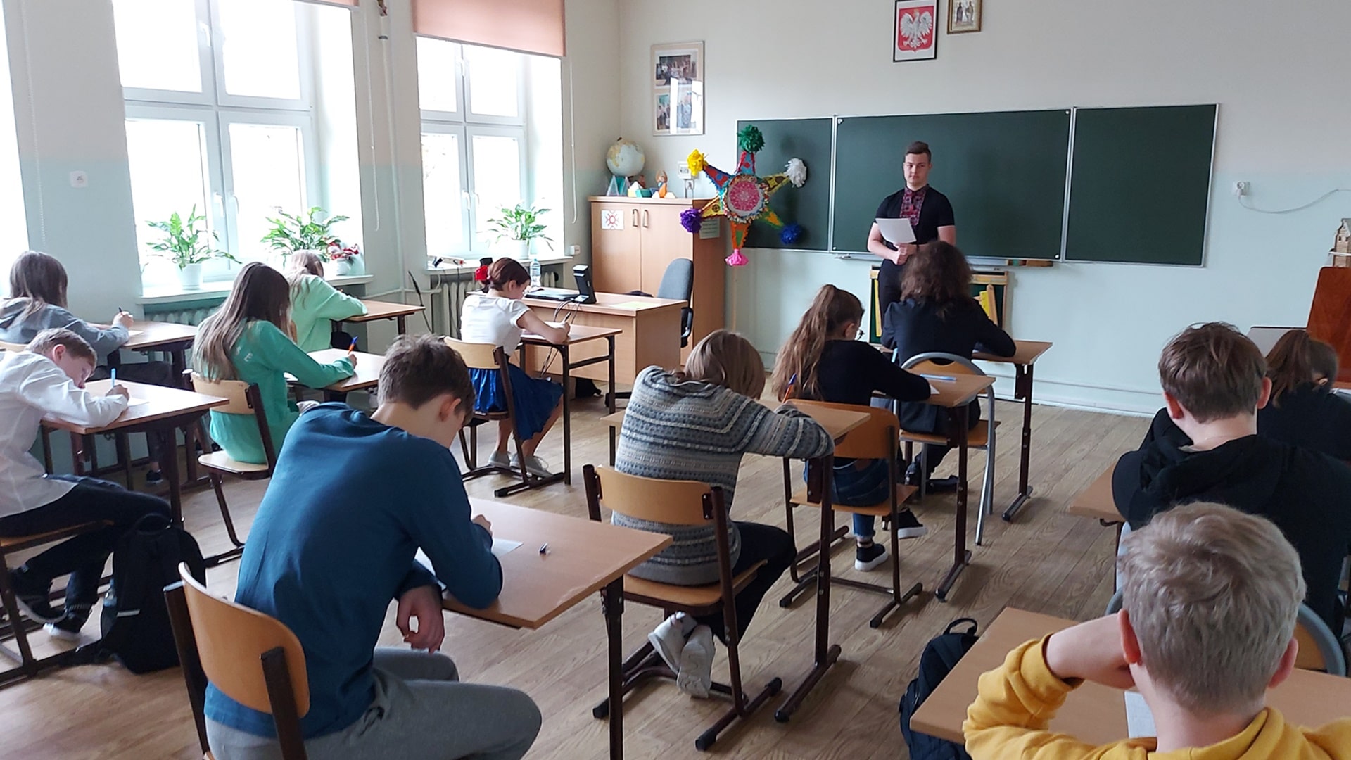 Białoruskie dyktando w Niepublicznej Szkole Podstawowej im. Świętych Cyryla i Metodego w Białymstoku