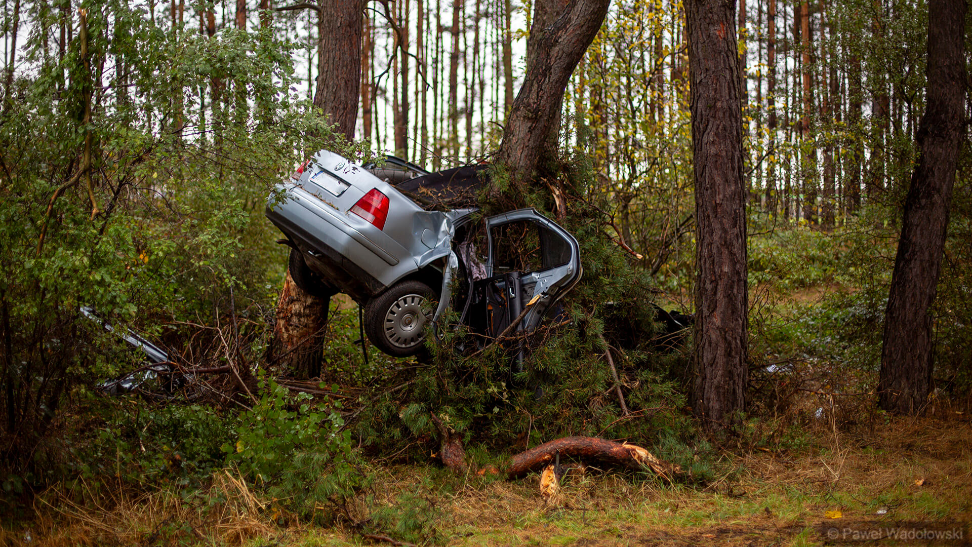 Śmiertelny wypadek między Łomżą a Śniadowem