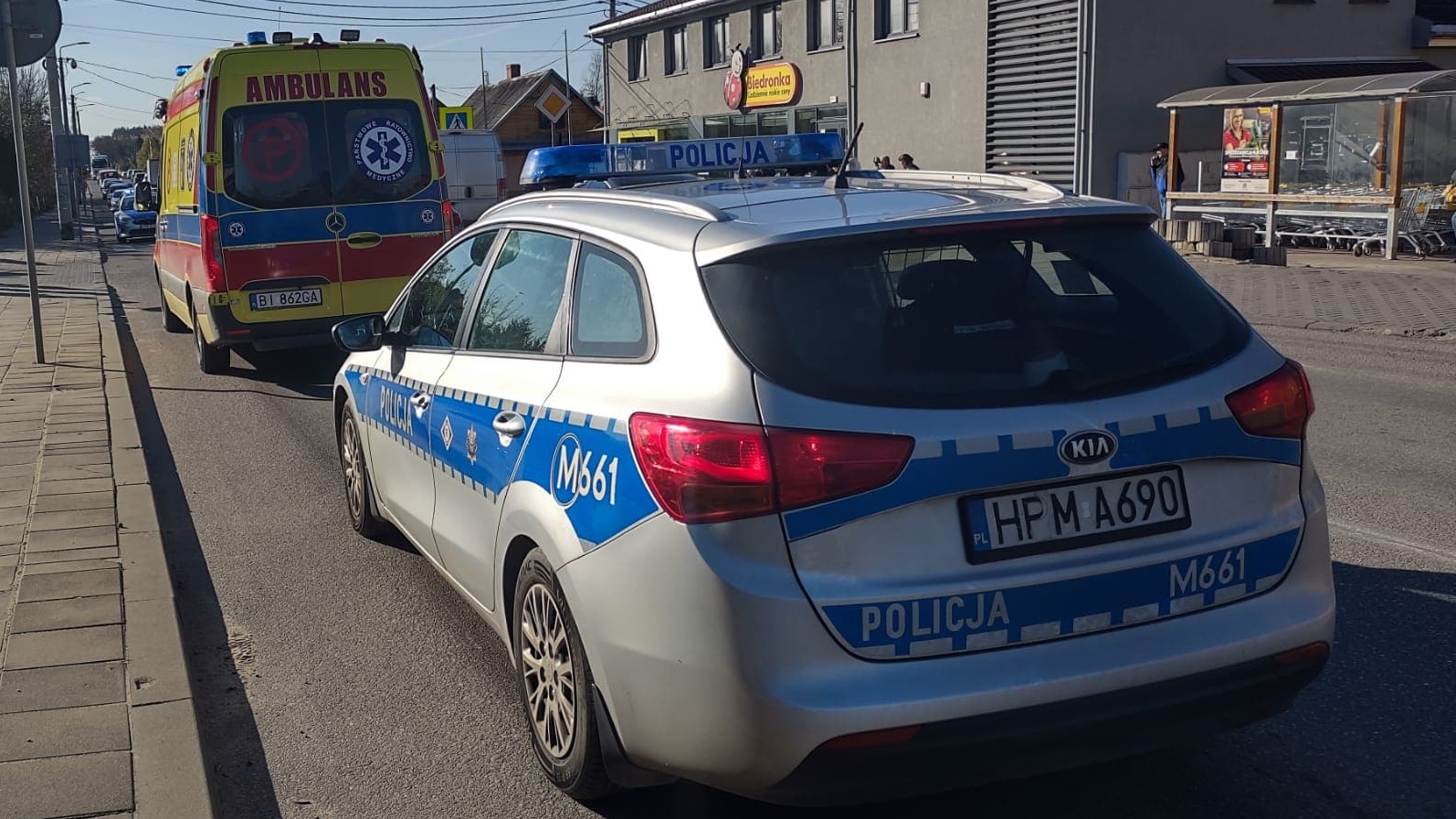 Potrącenie pieszej na pasach w Sokółce