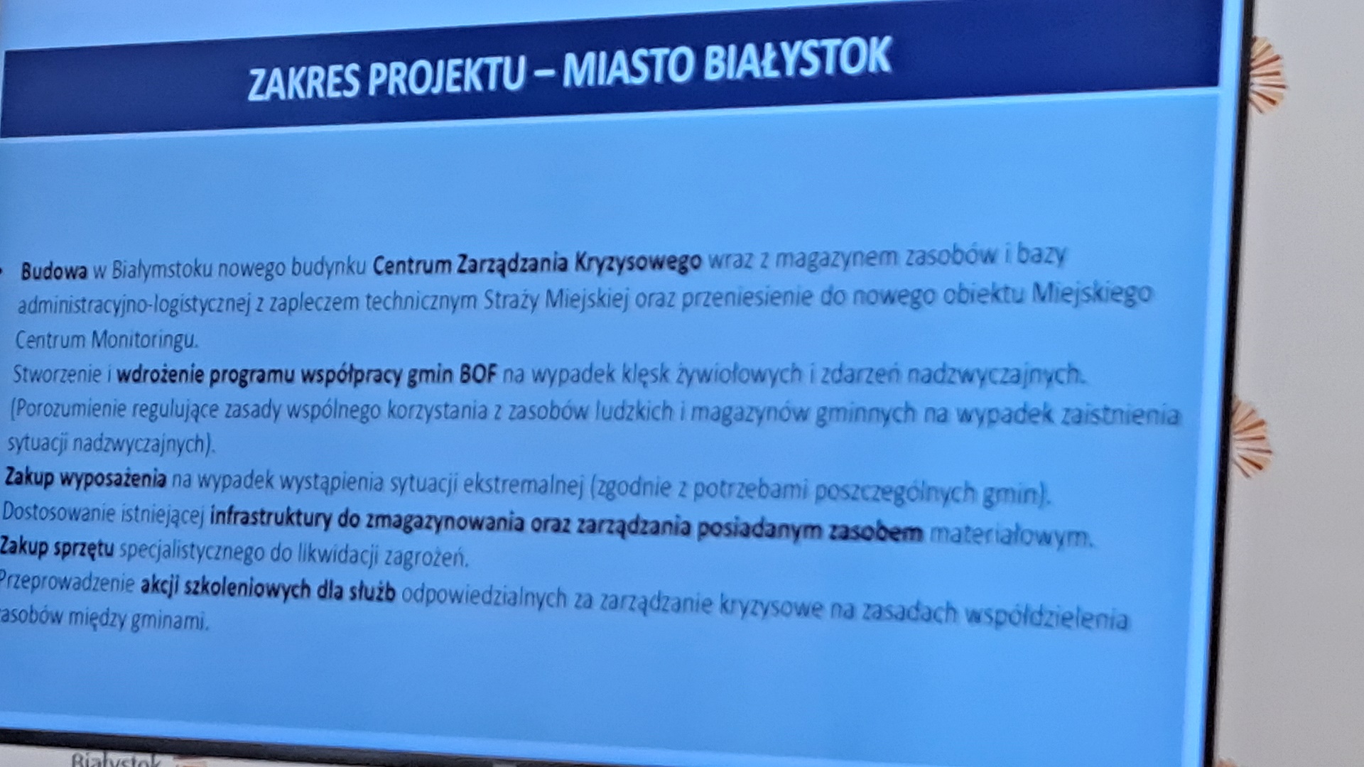 W Białymstoku powstanie nowe Miejskie Centrum Zarządzania Kryzysowego