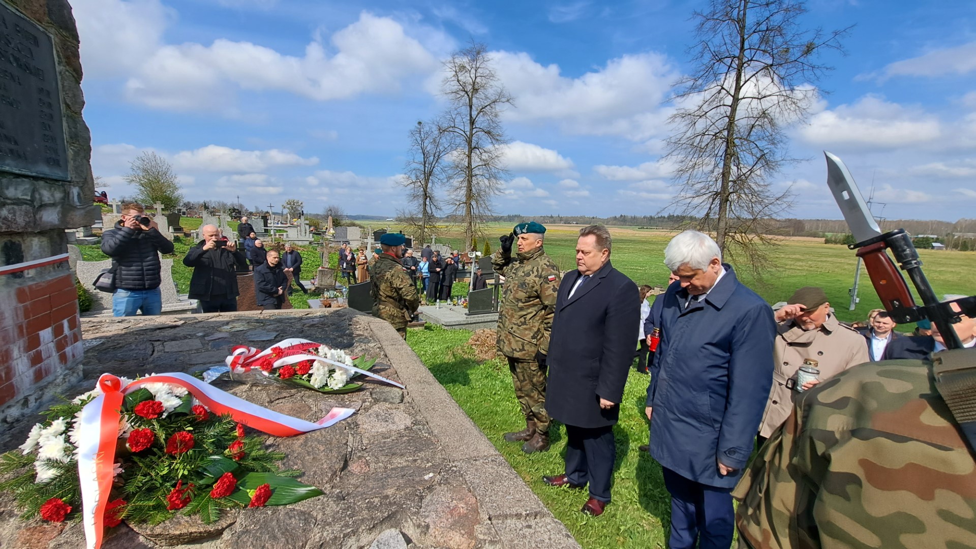 160. rocznica pierwszej bitwy Powstania Styczniowego w gminie Sztabin - uroczystości w Krasnymborze