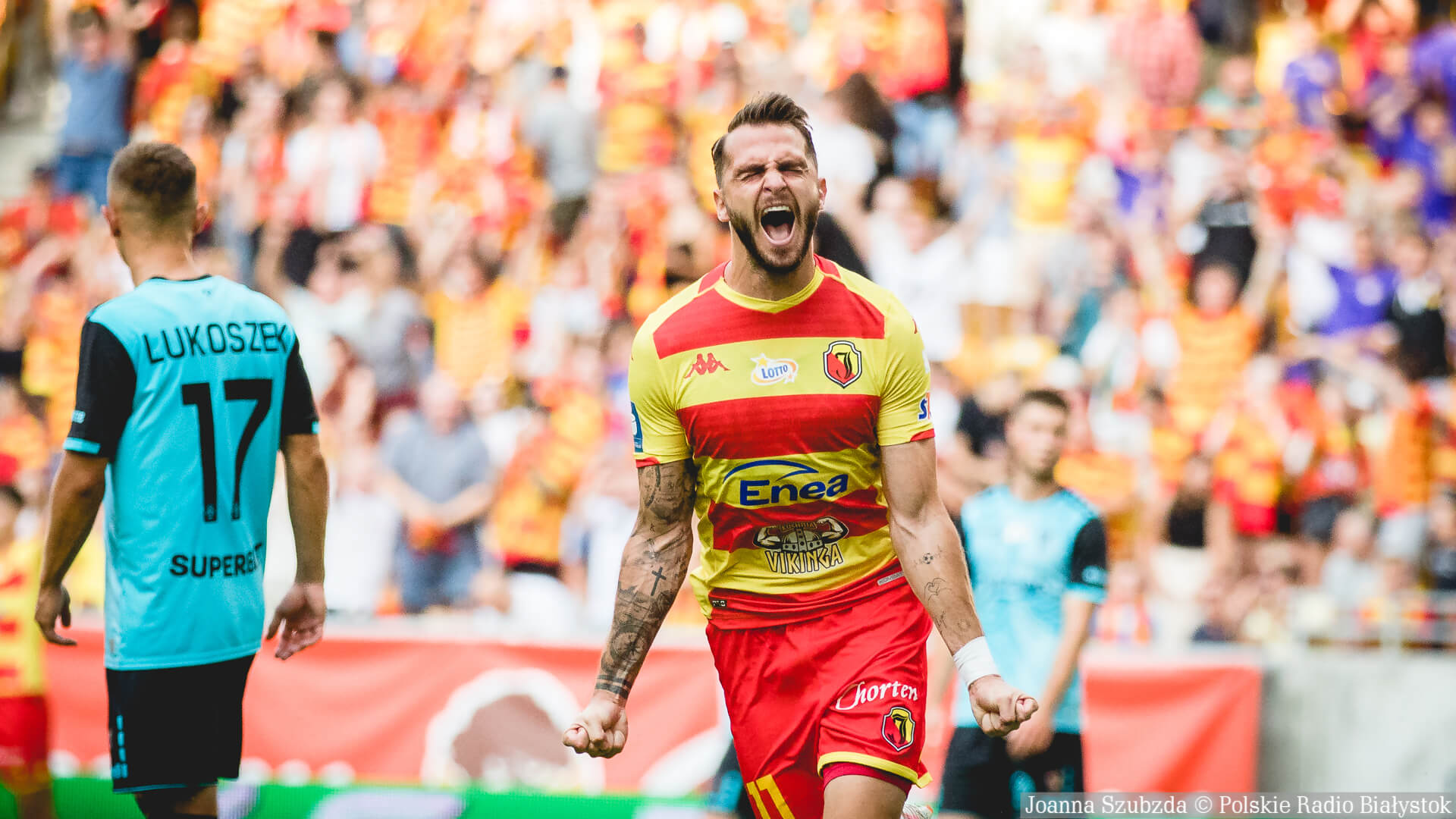 Jagiellonia Białystok strzela cztery gole i obejmuje prowadzenie w tabeli ekstraklasy [zdjęcia, wideo]