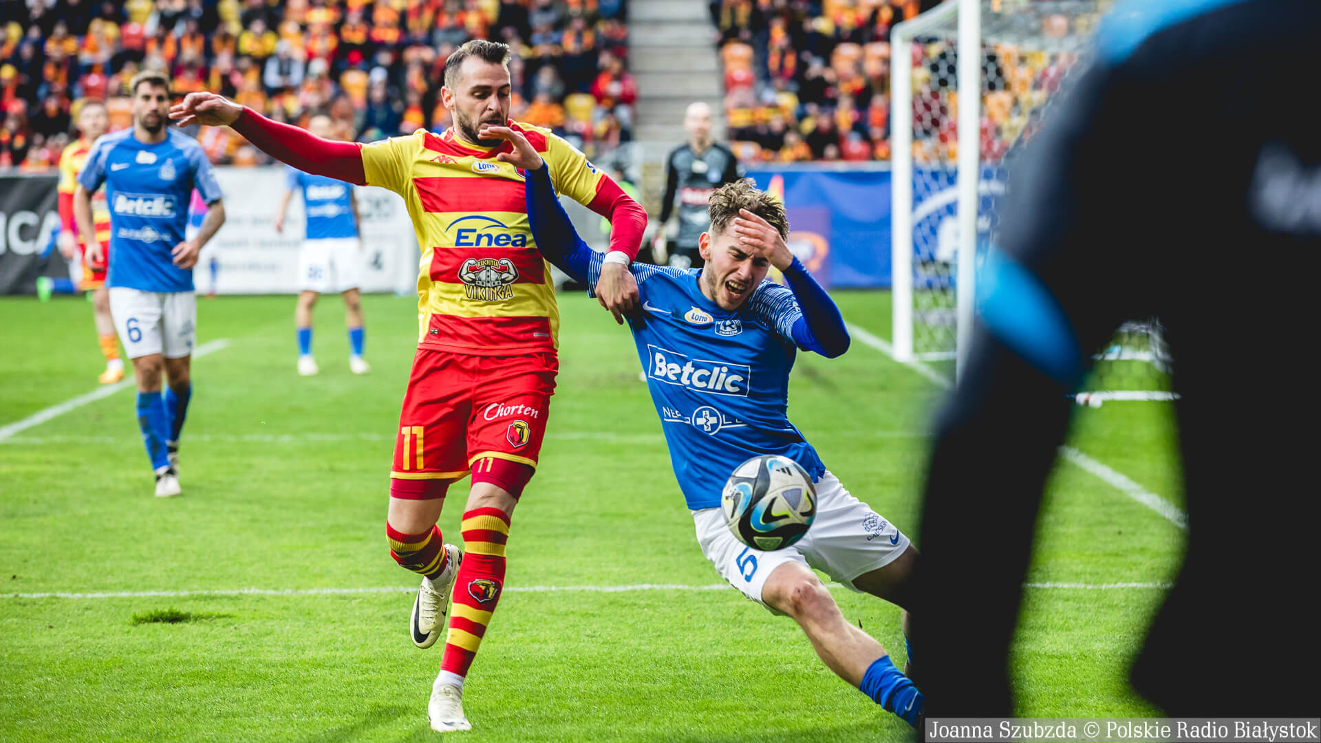 Jagiellonia Białystok ratuje remis z Ruchem Chorzów w doliczonym czasie gry [zdjęcia]