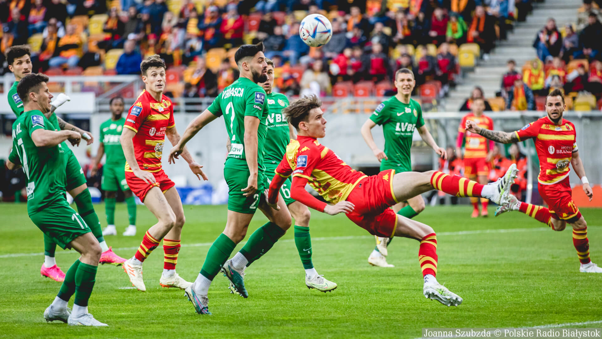 Karny, gra w osłabieniu - Jagiellonia remisuje ze Śląskiem Wrocław [zdjęcia, wideo]