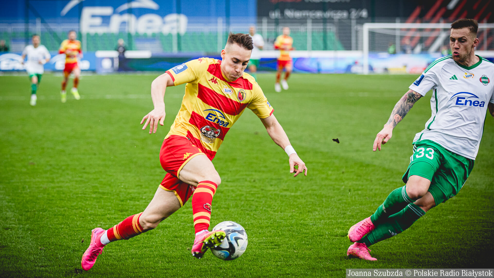 Dominik Marczuk: Jesteśmy na pierwszym miejscu w tabeli, bardzo się z tego cieszymy [wideo]