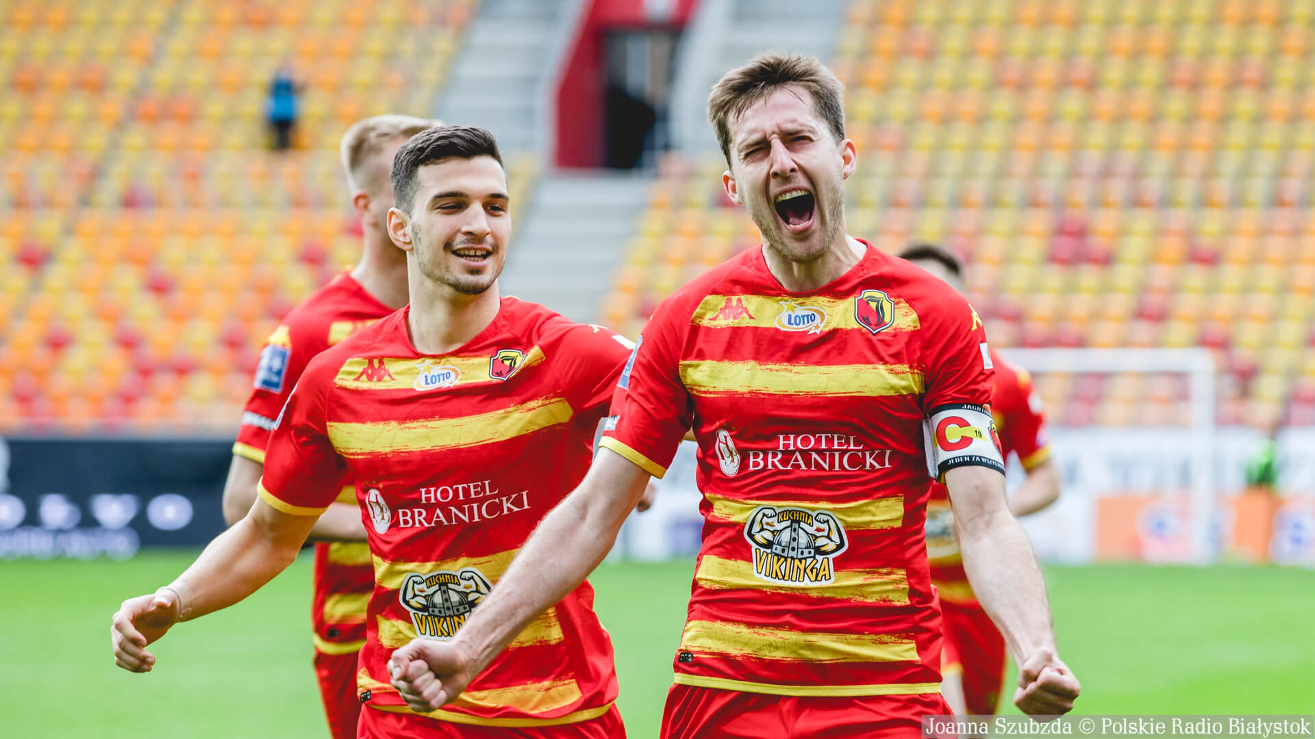 Kapitan Jagiellonii Białystok zapewnia wygraną z Lechią Gdańsk [zdjęcia, wideo]