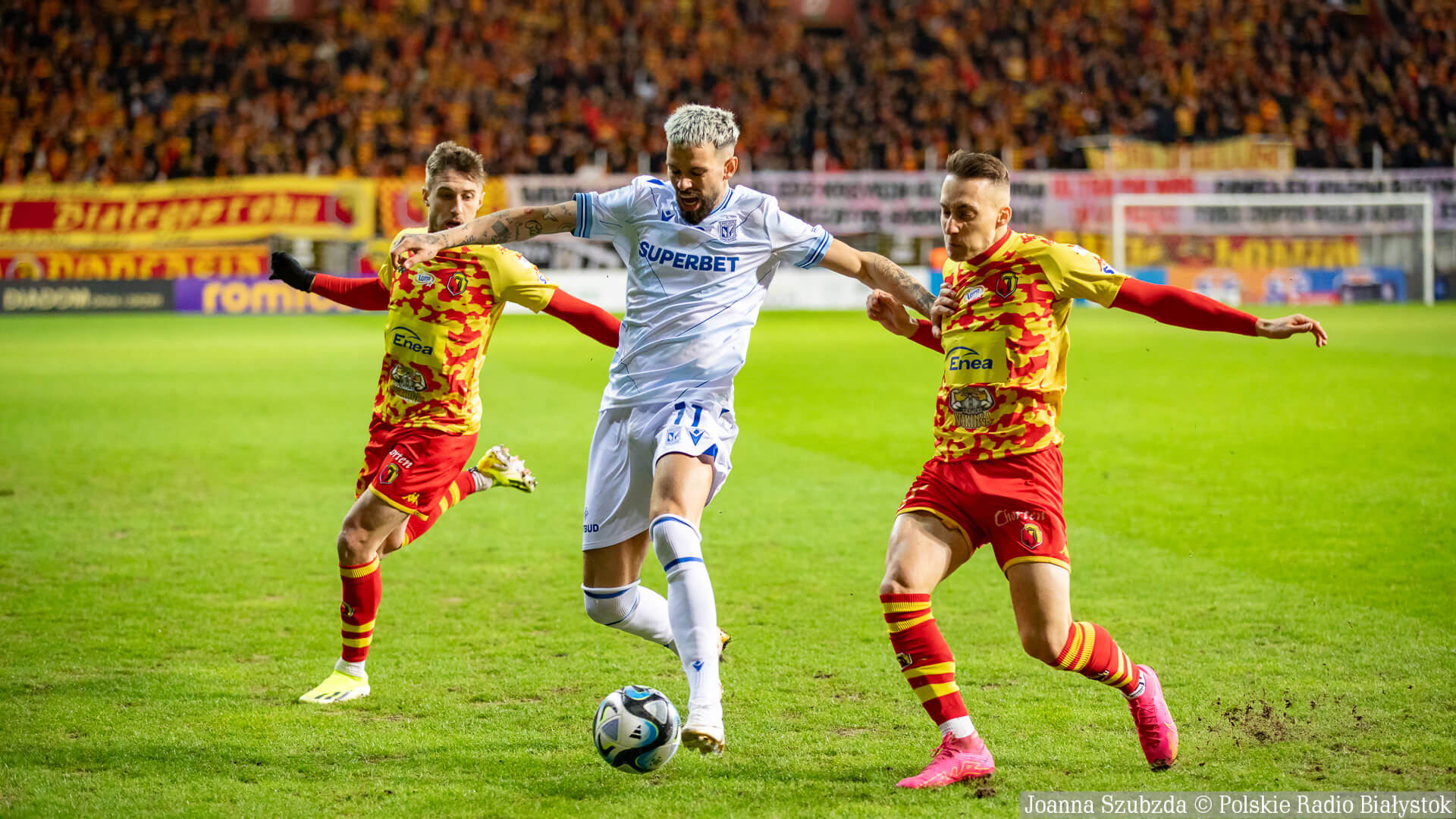 Jagiellonia przegrywa pierwszy raz w tym sezonie u siebie [zdjęcia]