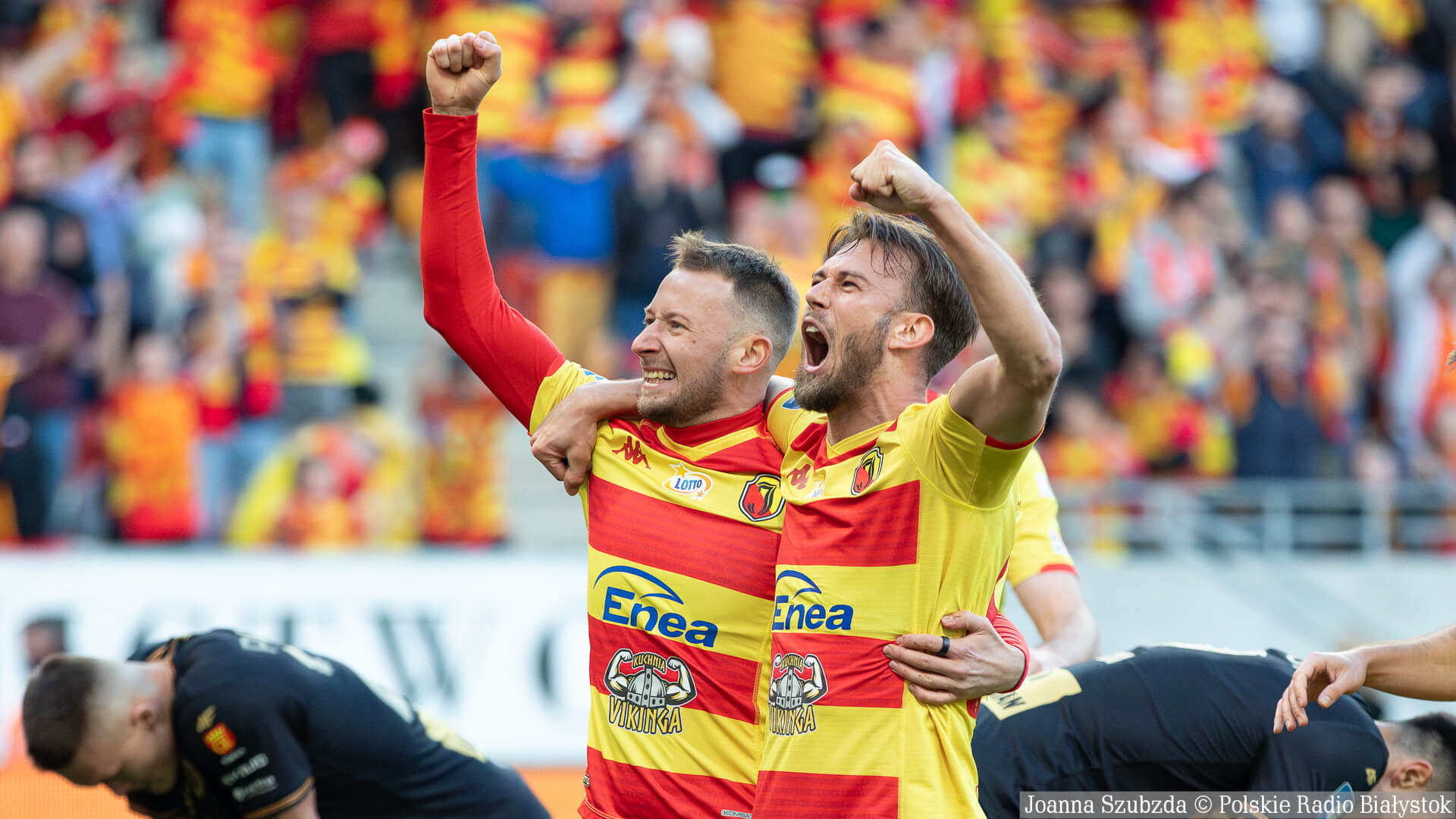 Jagiellonia Białystok wygrywa z Koroną i znowu jest liderem ekstraklasy [zdjęcia, wideo]