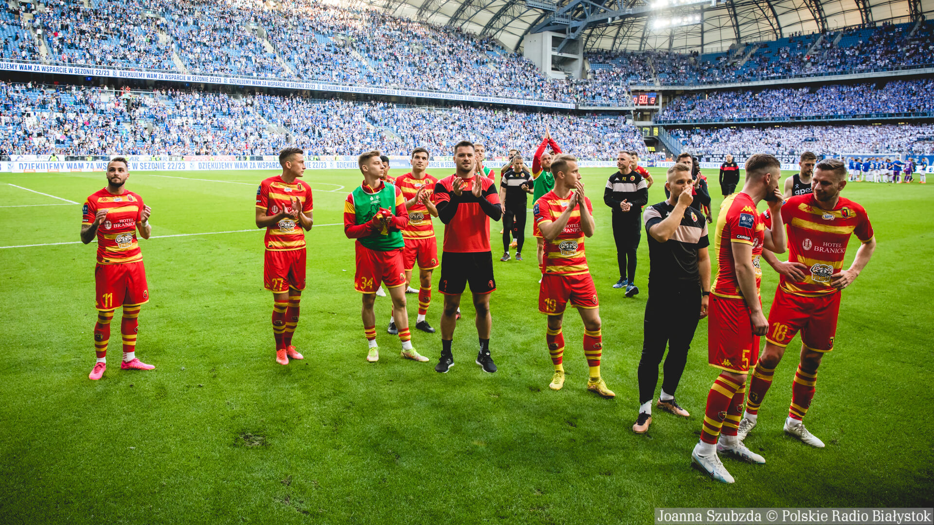 Jagiellonia Białystok bezradna w meczu z Lechem Poznań - porażka na koniec sezonu [zdjęcia, wideo]