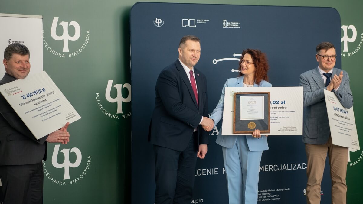 Czarnek: Politechniczna Sieć Via Carpatia to przede wszystkim bardzo dobra współpraca uczelni