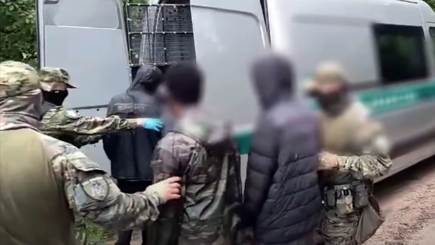 Grupa cudzoziemców zatrzymana przy polsko-litewskiej granicy