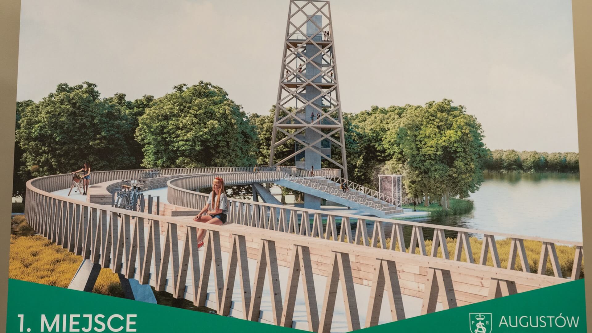 W Augustowie powstanie kładka łącząca brzegi Netty