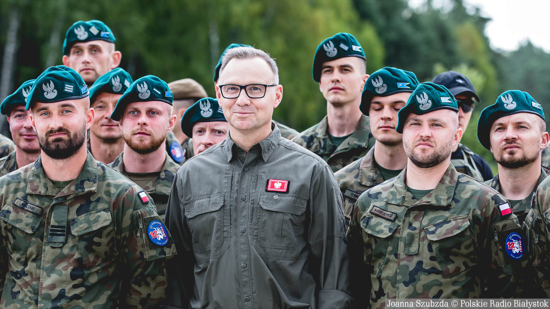 Prezydent podziękował żołnierzom i funkcjonariuszom za ochronę wschodniej granicy Polski [zdjęcia]