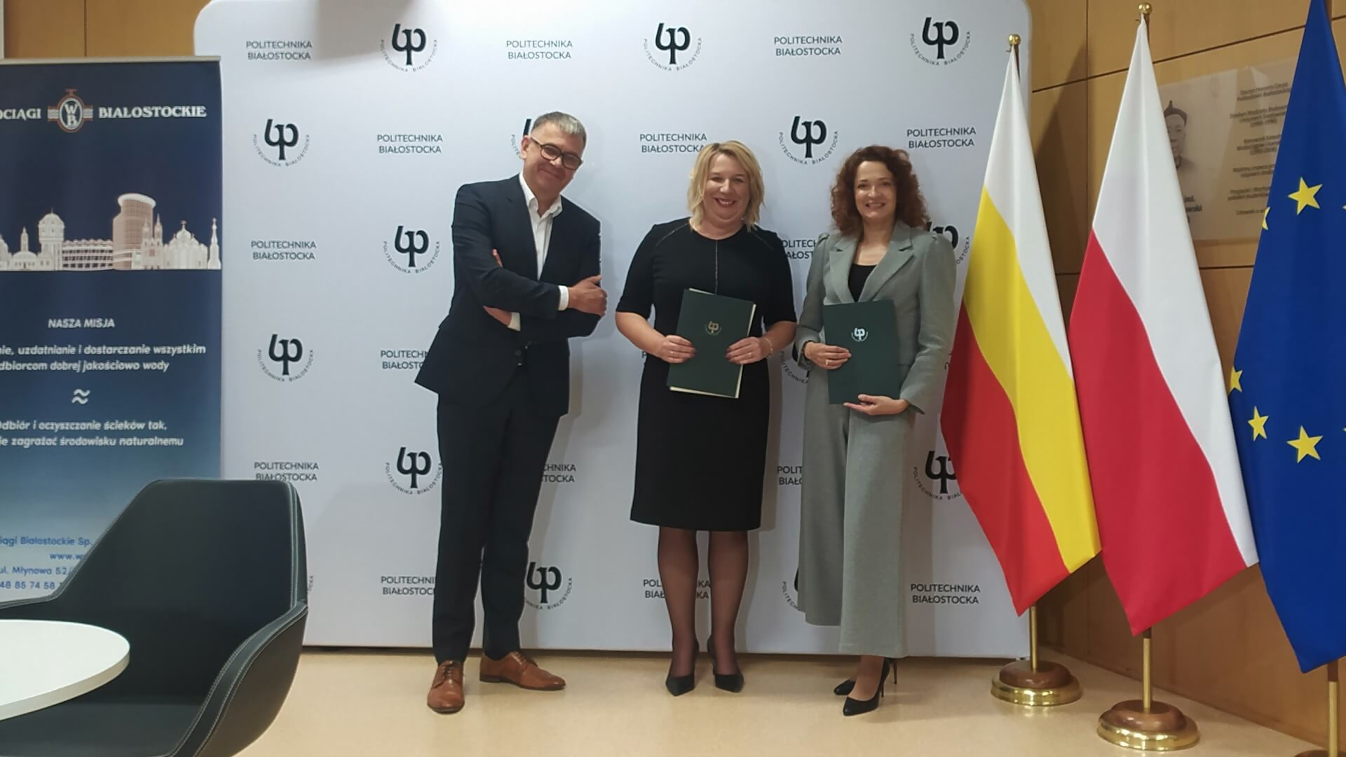 Politechnika Białostocka podpisała porozumienie o współpracy z Wodociągami