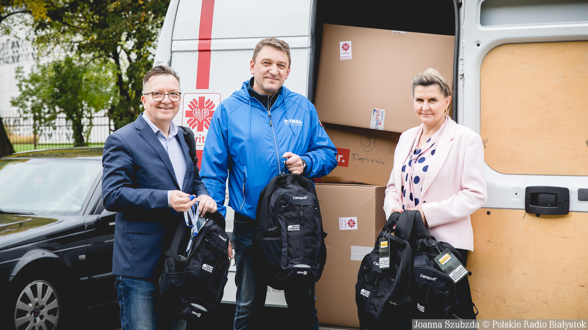 Z Białegostoku na Ukrainę wyruszył transport z pomocą humanitarną - do akcji dołączyło Polskie Radio Białystok