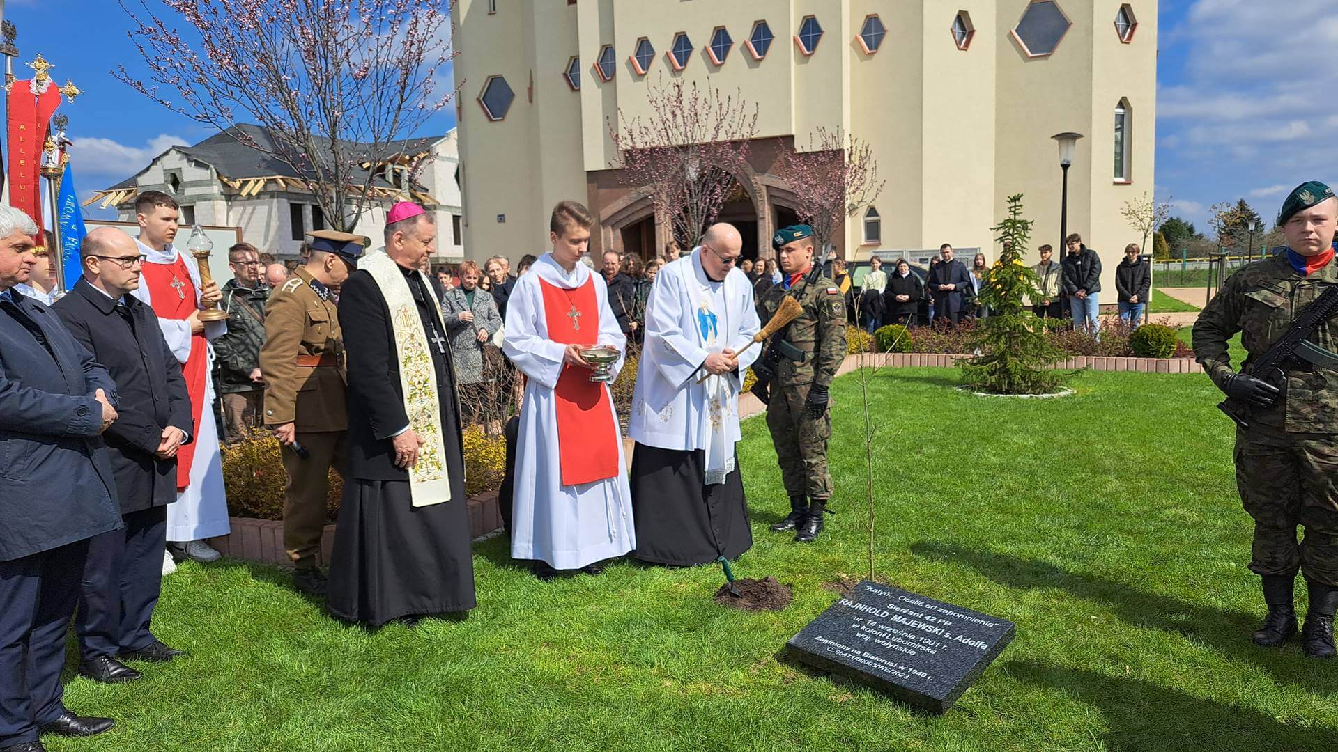 Uczczono pamięć sierżanta Rajnholda Majewskiego [zdjęcia]