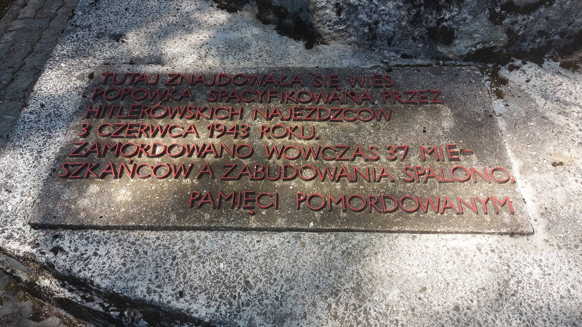 80. rocznica pacyfikacji wsi Popówka przez Niemców 02.07.2023