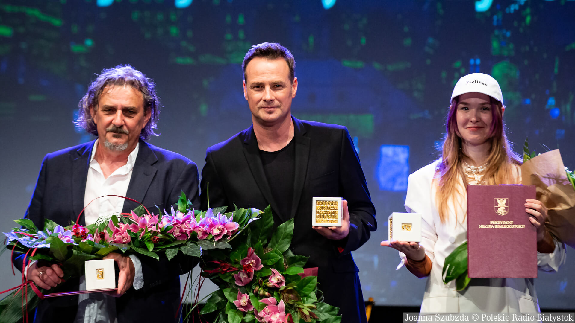 Małaszyński, Czarnecka i Perszko z nagrodami artystycznymi prezydenta Białegostoku [zdjęcia]