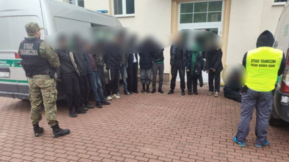 Migranci z Somalii i Sudanu zatrzymani po nielegalnym przekroczeniu granicy z Litwą