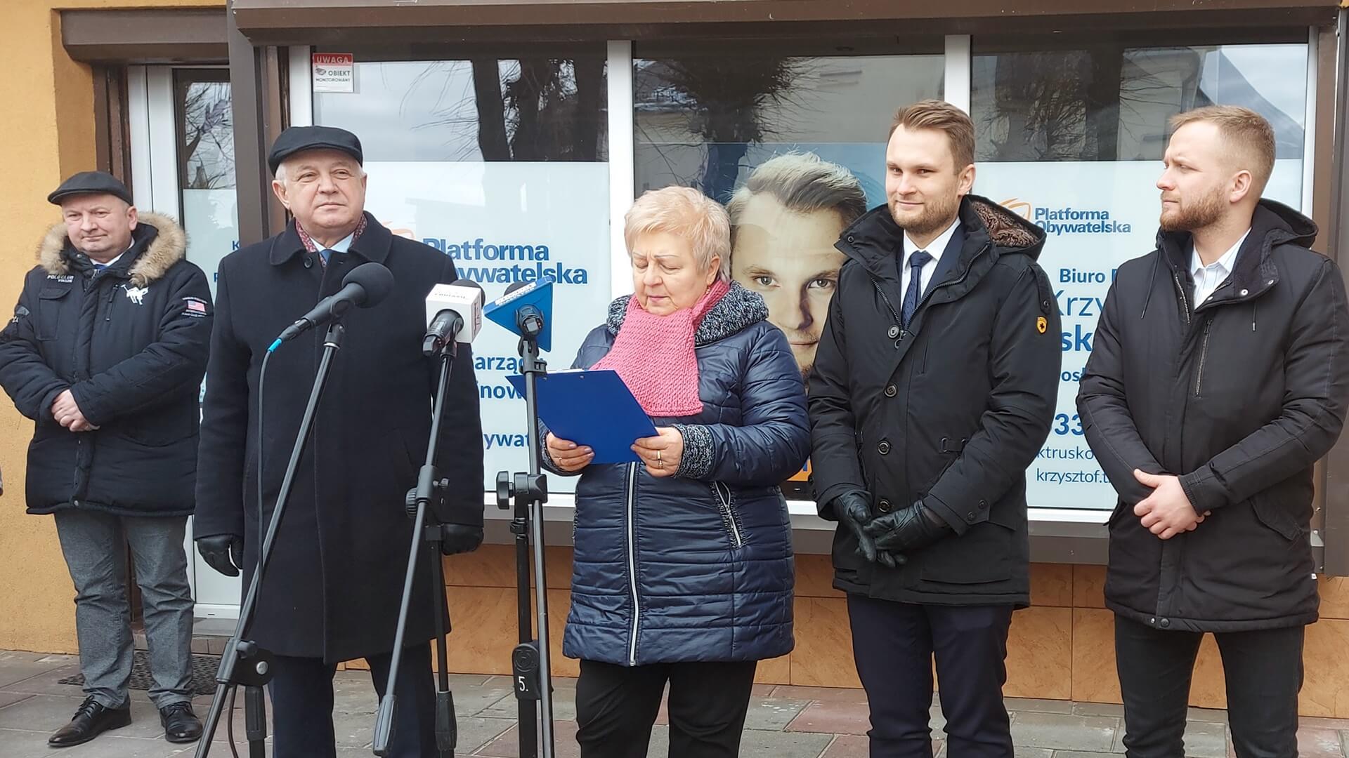 Poseł PO Krzysztof Truskolaski otworzył biuro poselskie w Hajnówce