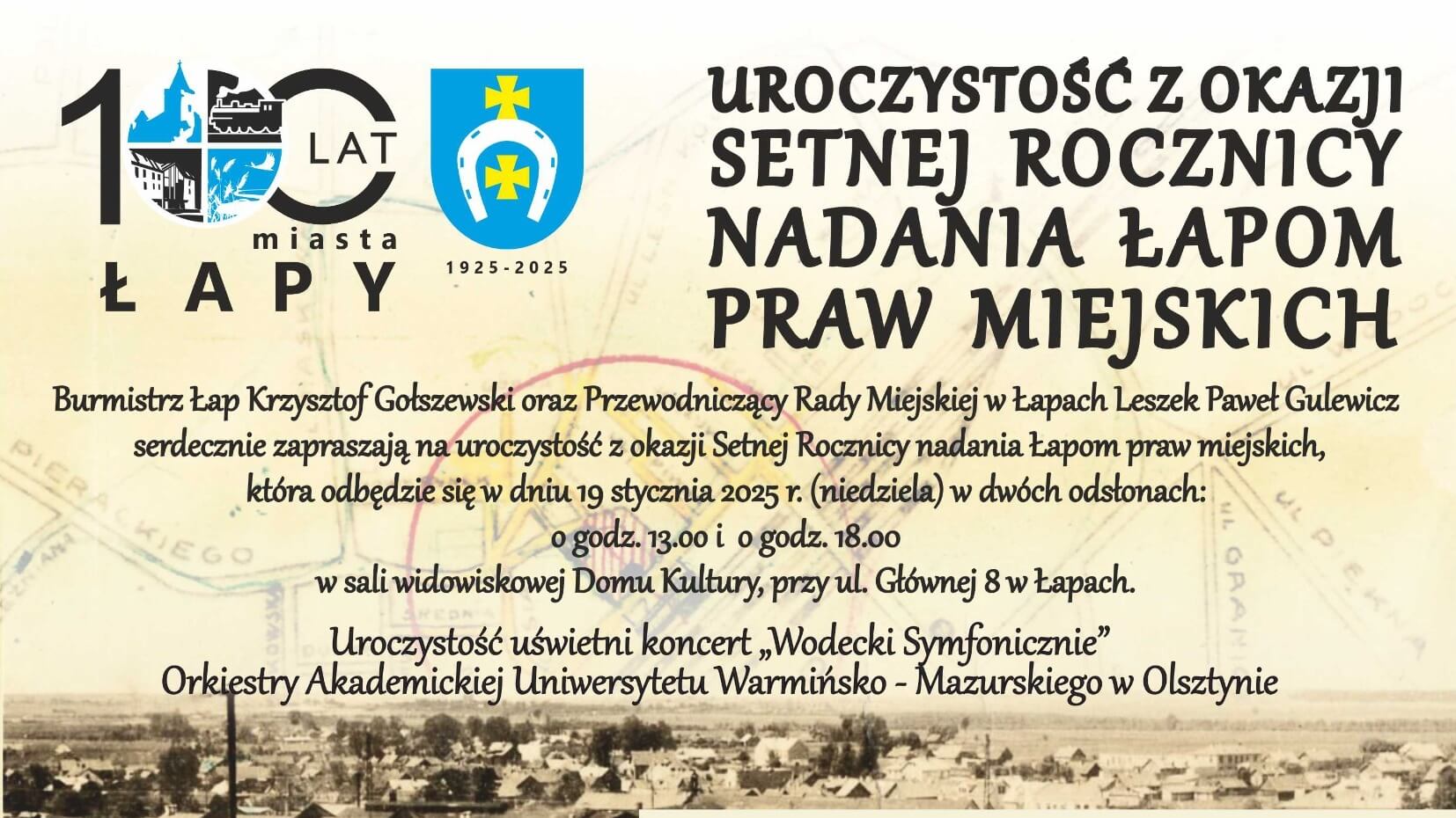 Łapy rozpoczynają świętowanie setnych urodzin