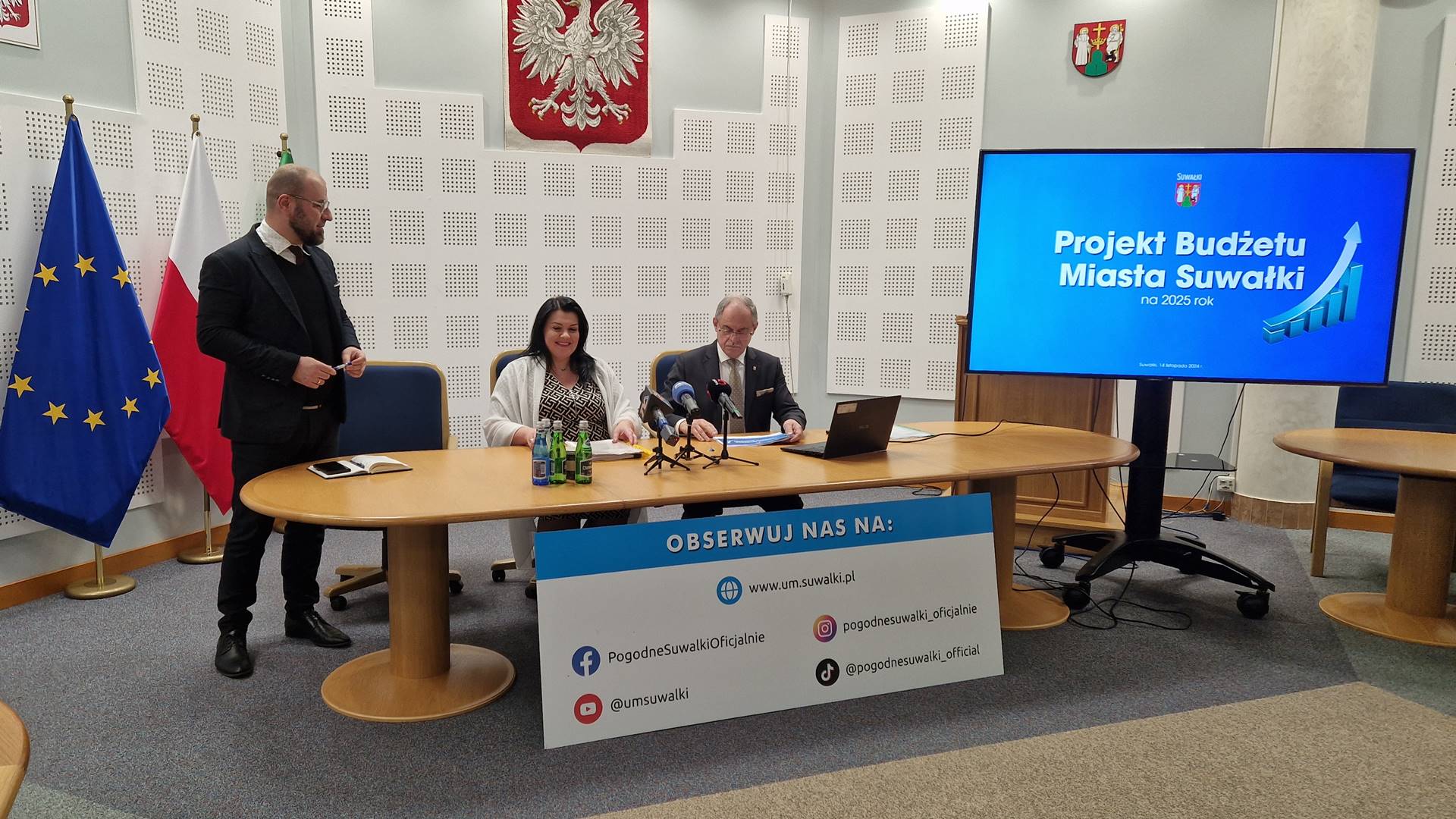 Prezydent Suwałk zaprezentował projekt przyszłorocznego planu finansowego miasta