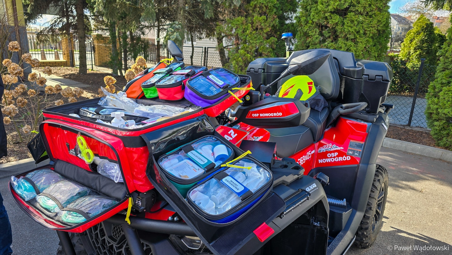 Łomżyński WORD zrobił prezent jednostce OSP w Nowogrodzie