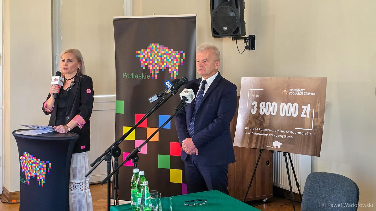 Samorząd województwa podlaskiego inwestuje w kolejne zabytki