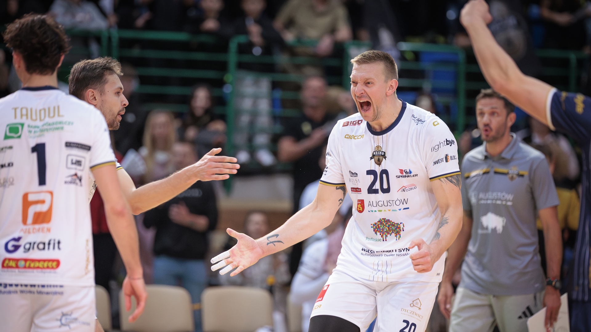 Historyczne zwycięstwo siatkarzy Necka Augustów w 1. lidze