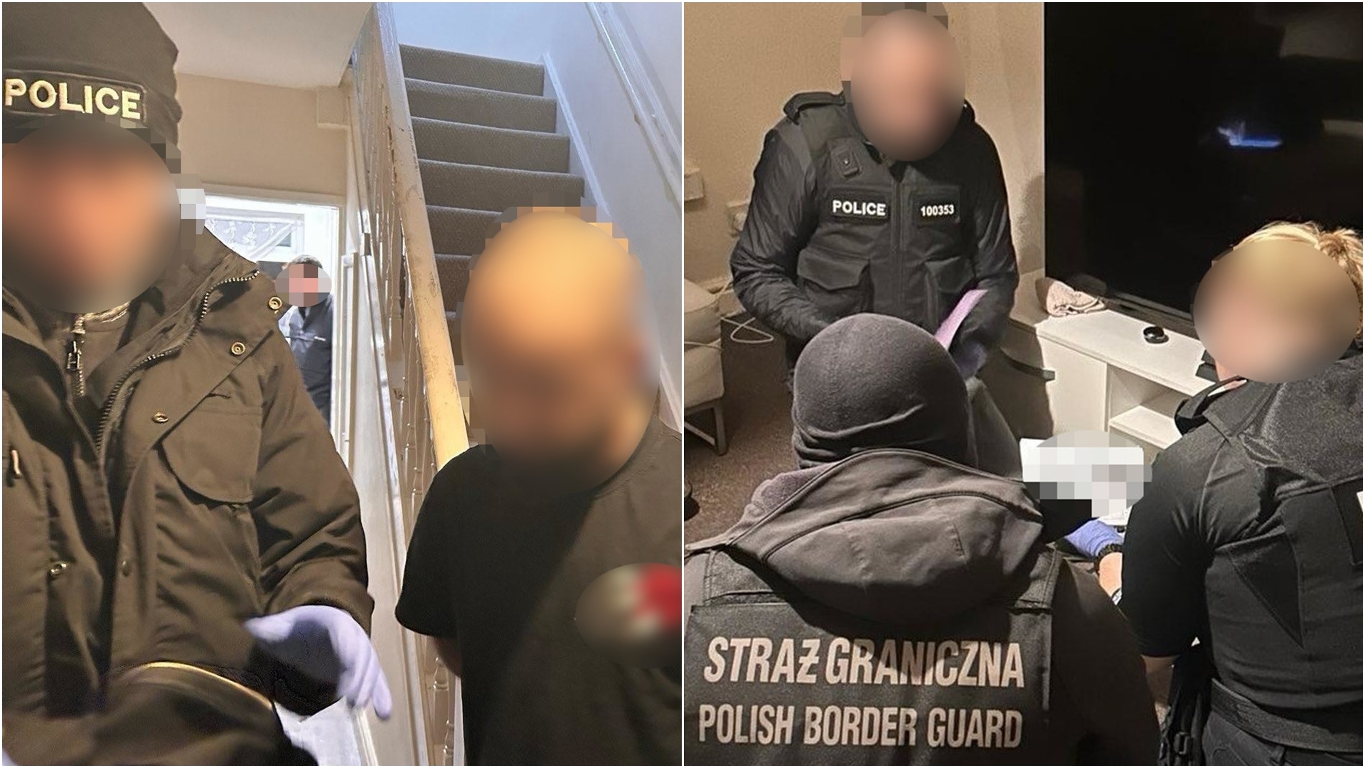 Straż Graniczna i Europol zatrzymali 25 organizatorów nielegalnej migracji [zdjęcia]