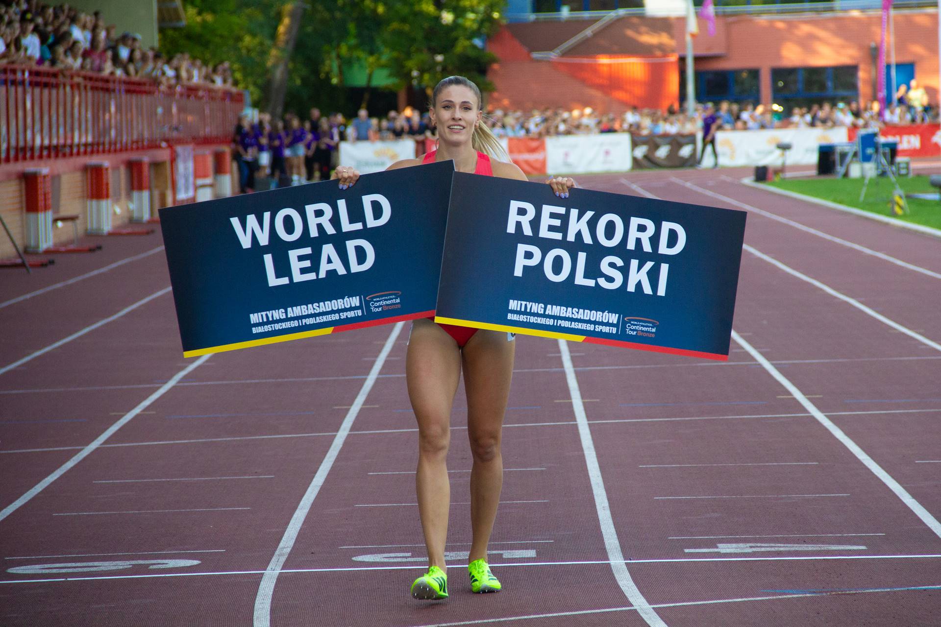 Ewa Swoboda, Natalia Bukowiecka i Maria Andrejczyk triumfowały podczas Mityngu Ambasadorów Białostockiego i Podlaskiego Sportu [zdjęcia]