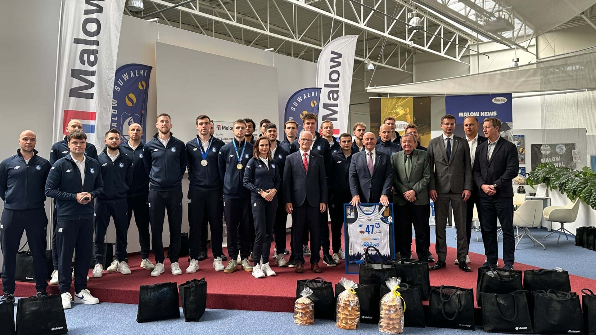 Prezentacja zawodników i sztabu szkoleniowego. Ślepsk Malow Suwałki ma cel na nowy sezon